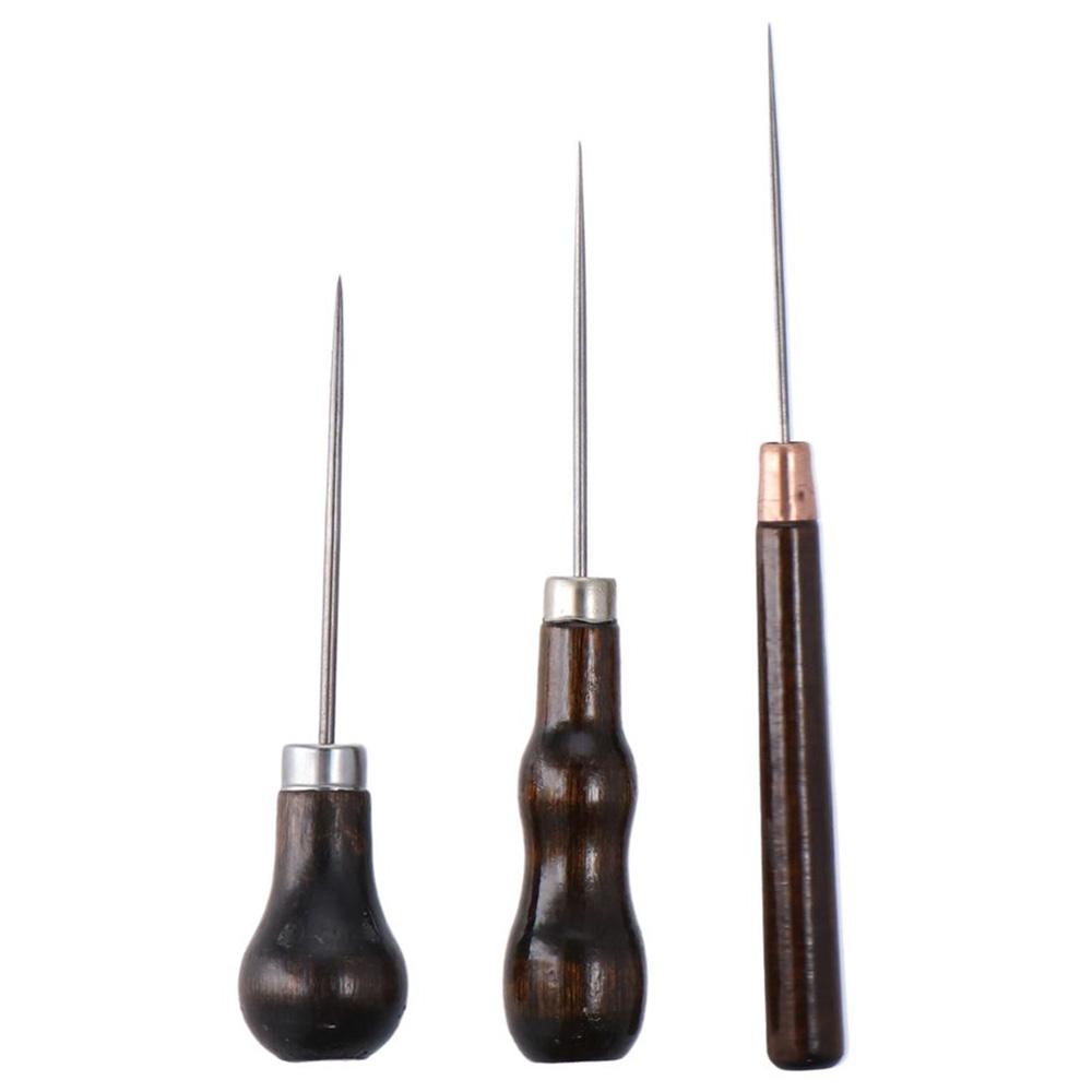 Leatherwork Awl - Punzón para rascar con mango de