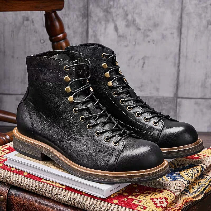 Leatherwork Boots - Botas británicas hechas a mano de