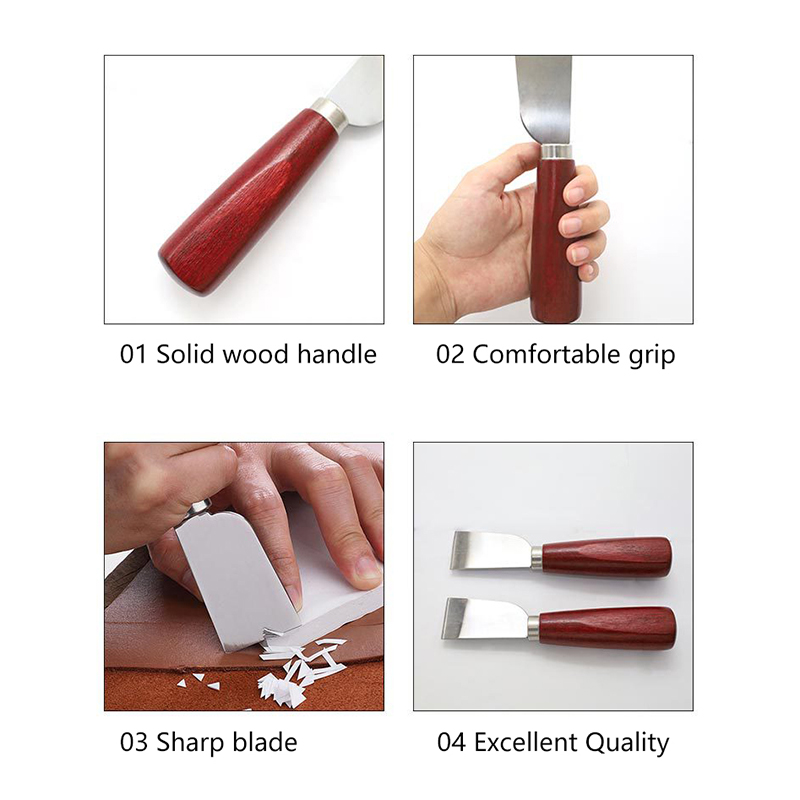 Leatherwork Knife - Herramienta de artesanía de cuero con