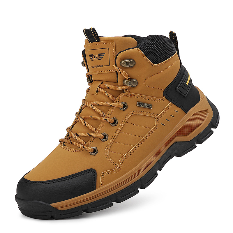 Leather Work Fabric - Nuevas botas de otoño para hombre,