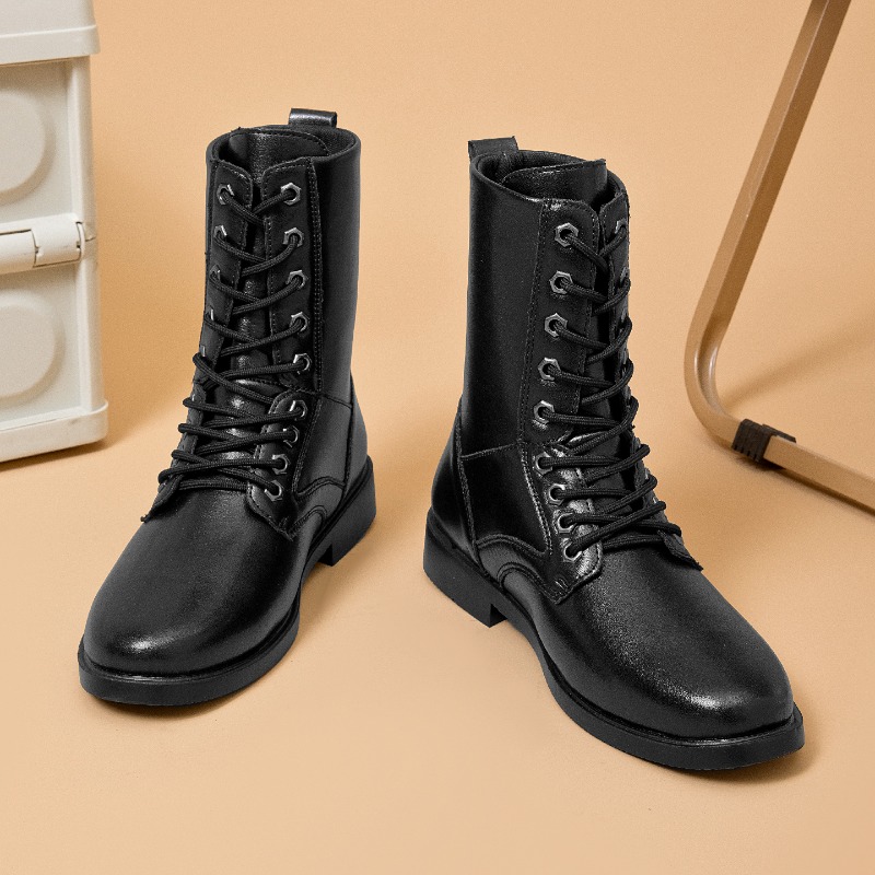 Leatherwork Boots - Botas de Cuero de Caña Alta