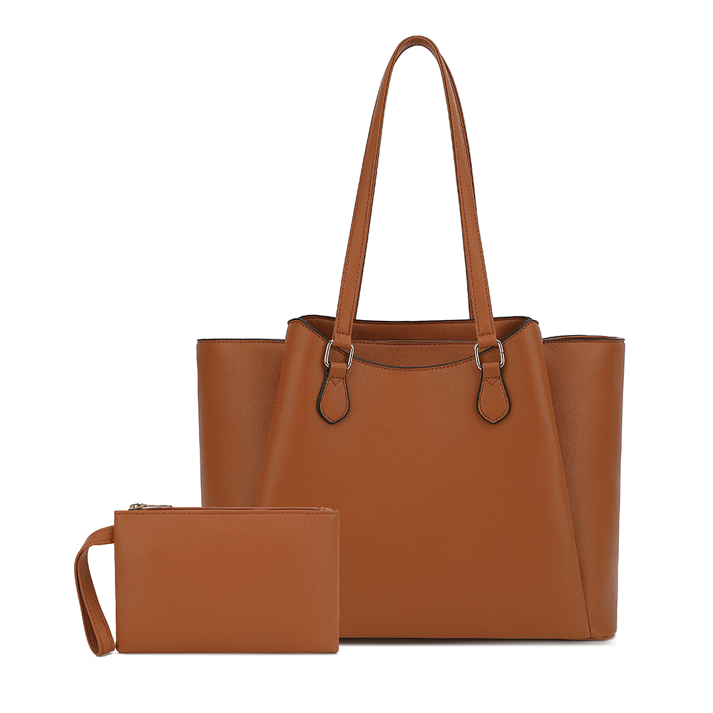 Leather Work Laptop Bag - Bolso Tote para Mujer, Bolso de