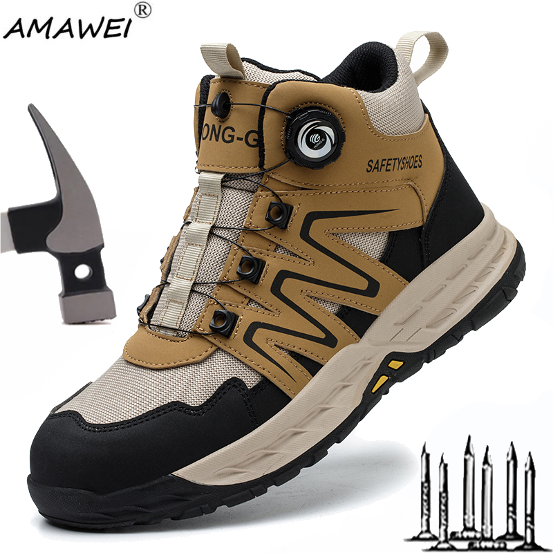 Leatherwork Boots - Nuevas botas de seguridad para hombre,