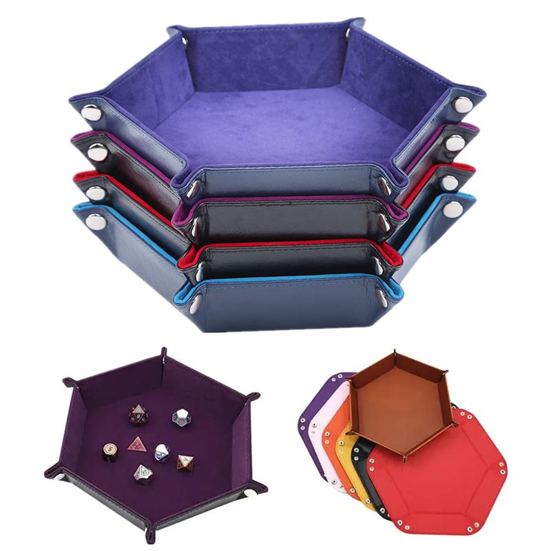 Leatherwork Roller - Bandeja de Almacenamiento Plegable Hexagonal para