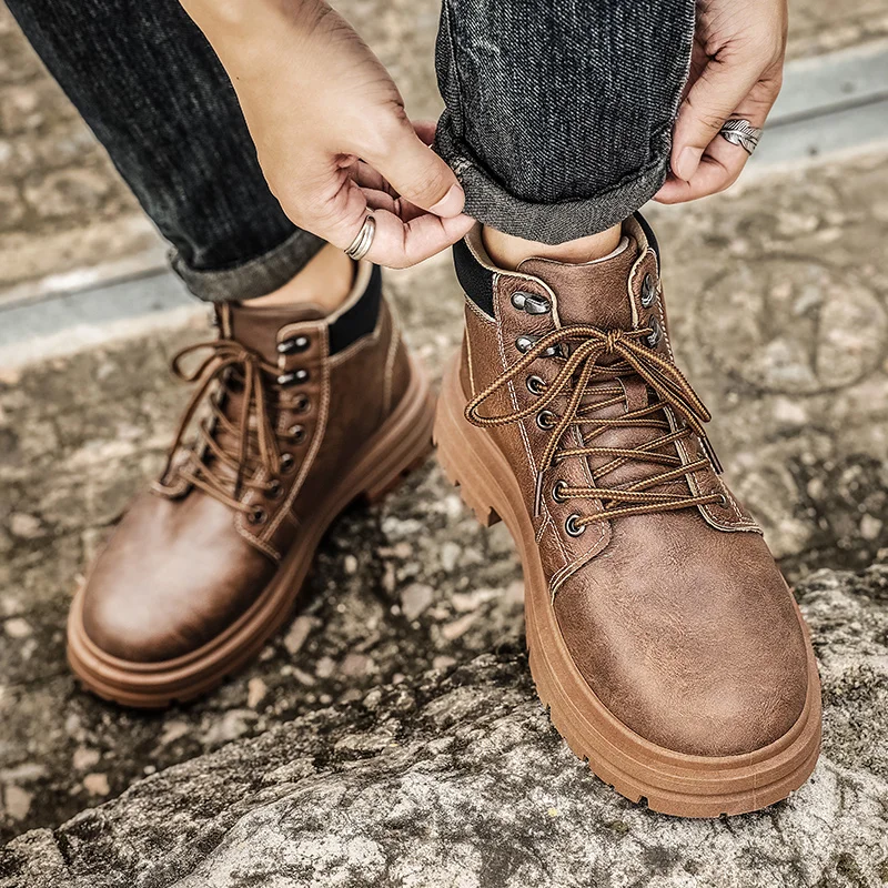 Leatherwork Boots - Botas altas para las cuatro estaciones