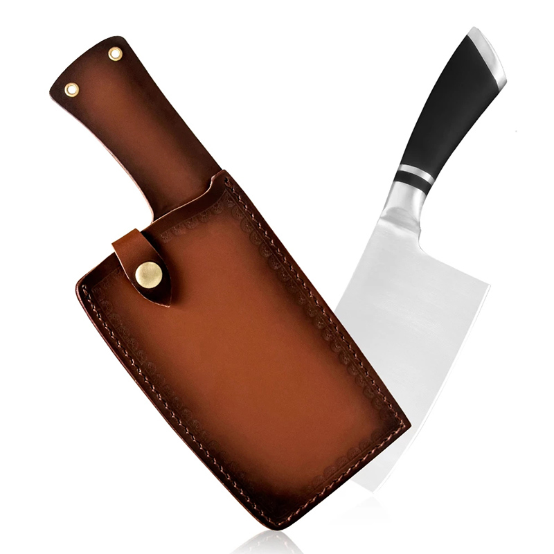 Leatherwork Roller - Cuchilla de Chef de cocina, funda