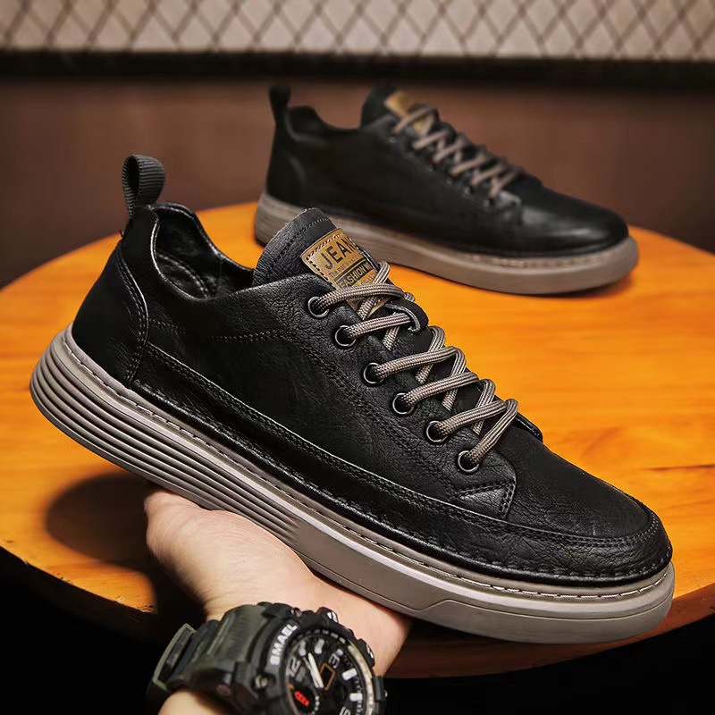 Leveling Leatherworking - Zapatos casuales de cuero 2025 Primavera