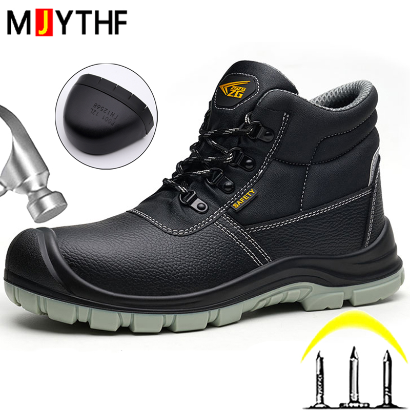 Leather Work Fabric - Zapatos de Seguridad de Trabajo Estándar