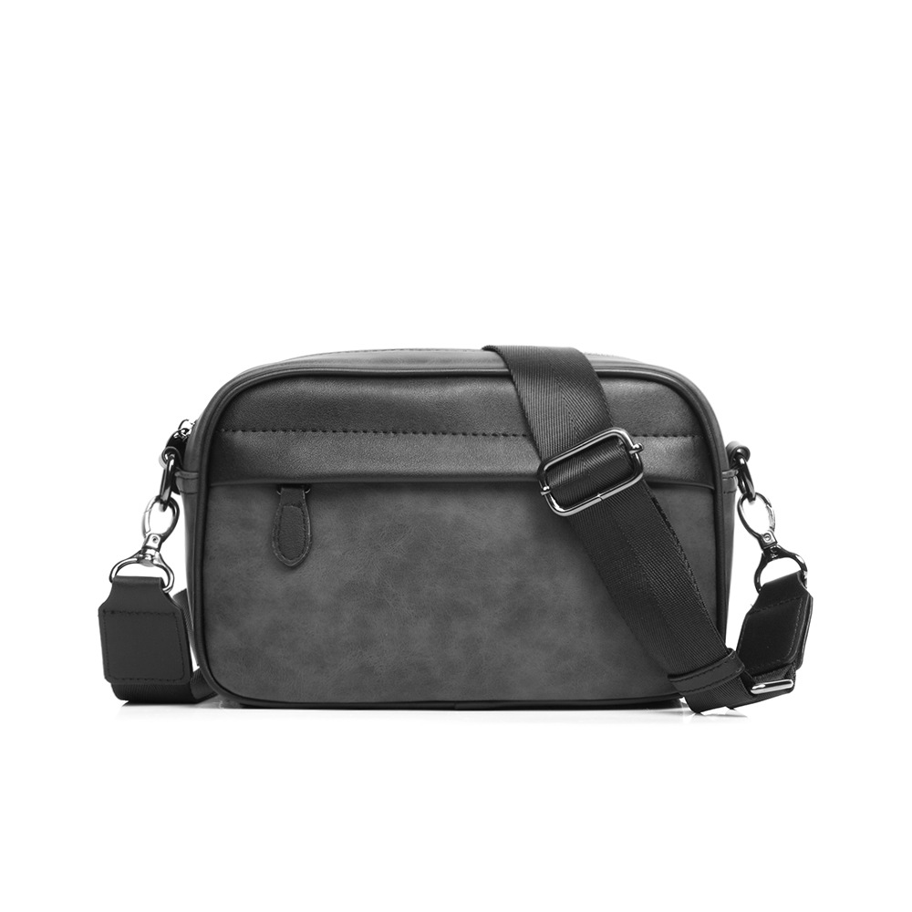 Leather Work Bag Mens - Bolso de hombro con patrón clásico