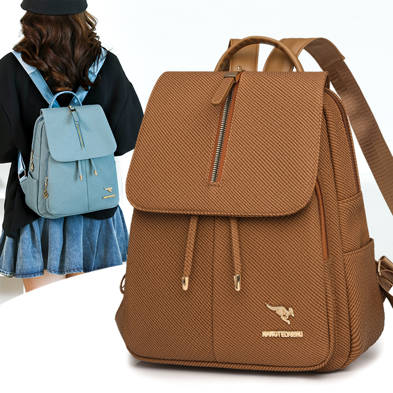Mochila de viaje duradera para - Leather Work Womens Backpack reseña y precio