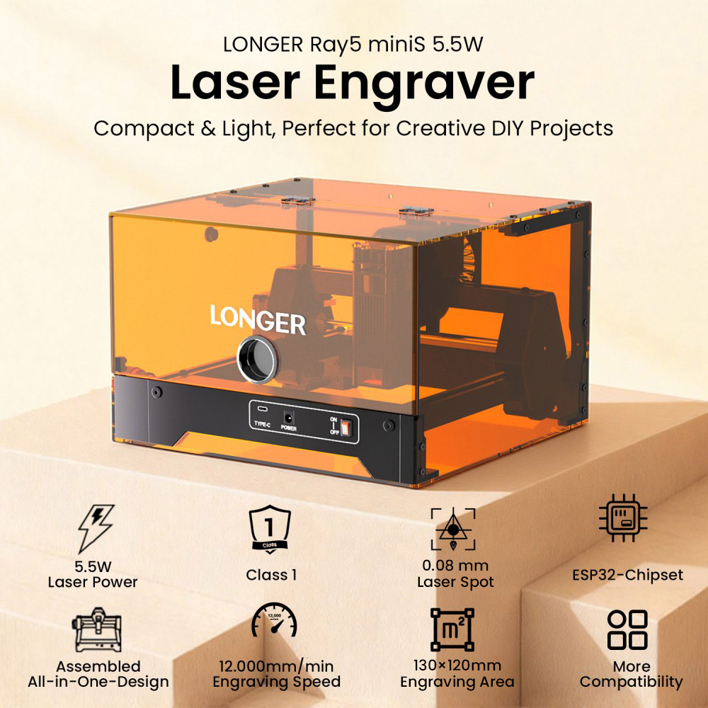 LONGER RAY5 MiniS, Precisión d - Leatherwork Classes reseña y precio