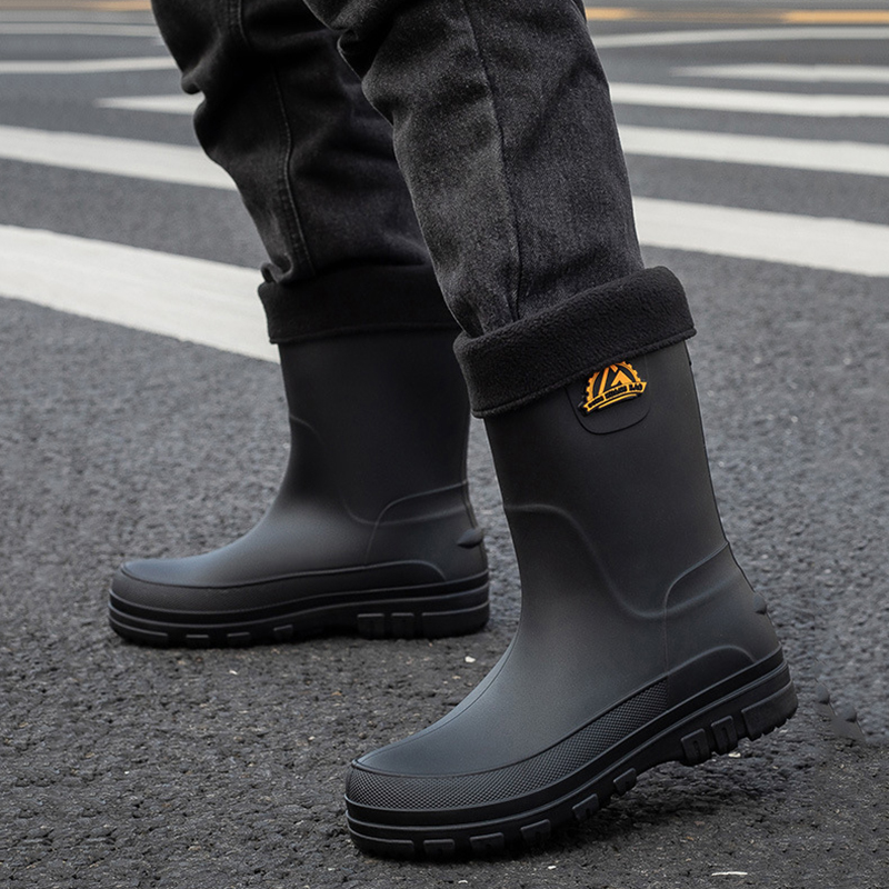 Botas de lluvia con plataforma - Youtube Leatherwork reseña y precio