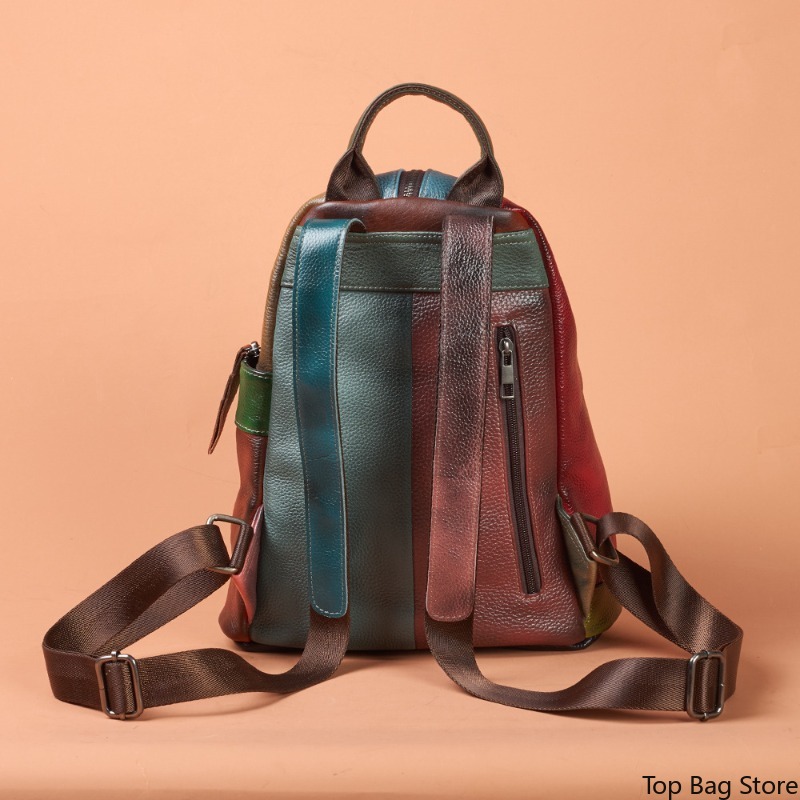 Mochila de Trabajo Elegante Vi - Leather Work Womens Backpack reseña y precio