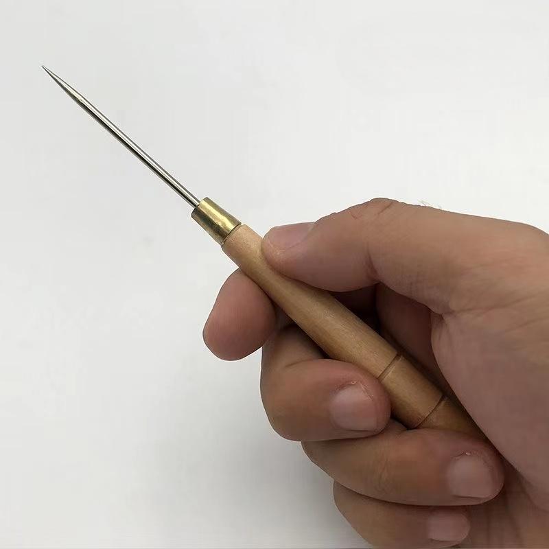 Herramienta de punzón con mang - Leatherwork Awl reseña y precio