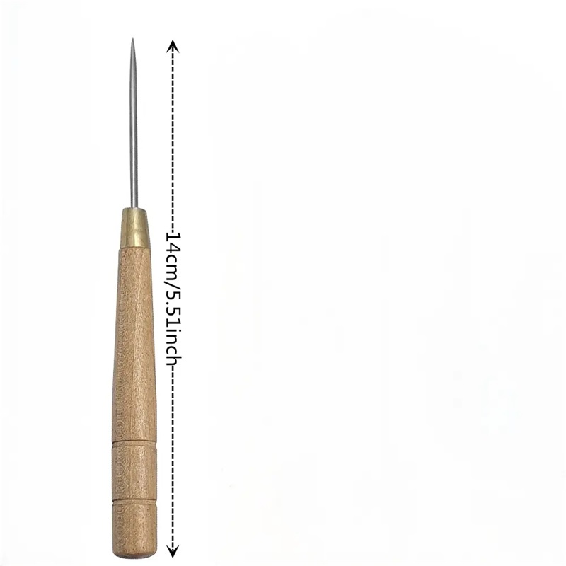 Herramienta de punzón con mang - Leatherwork Awl reseña y precio