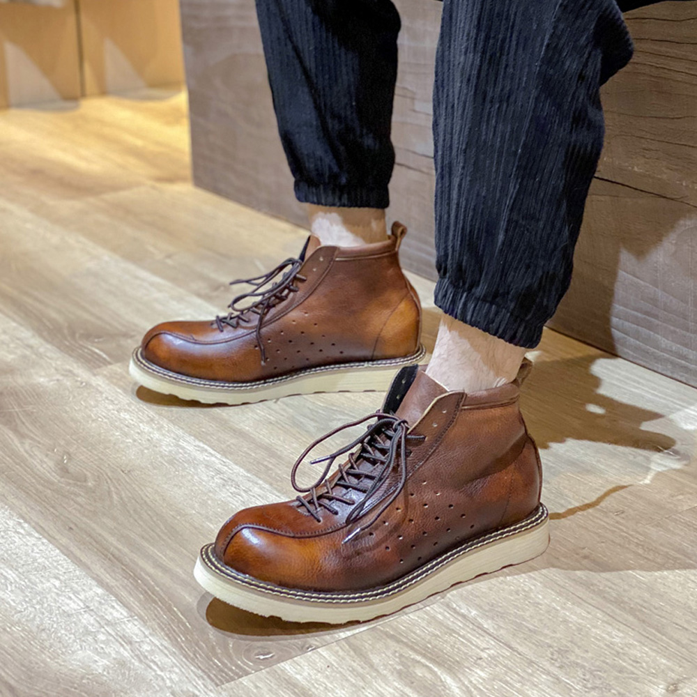 Botas Chelsea caladas de cuero - Leather Work Outfit reseña y precio