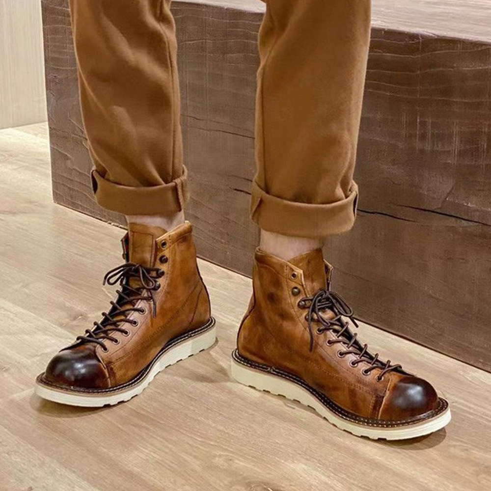 Botas Chelsea caladas de cuero - Leather Work Outfit reseña y precio