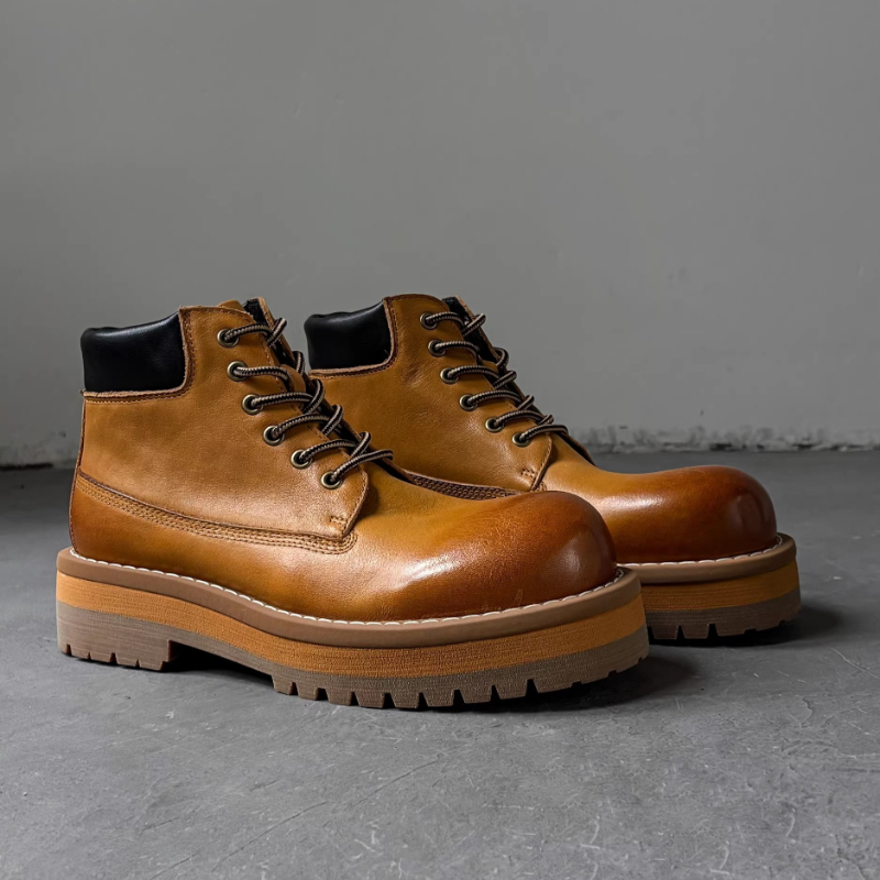 Botines de estilo británico pa - Leatherwork Boots reseña y precio