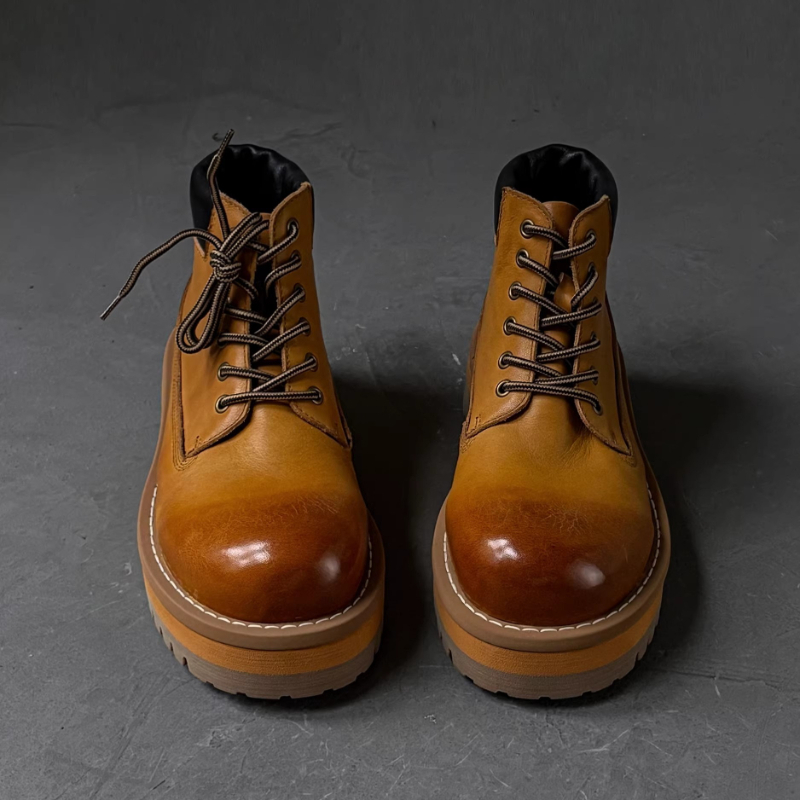Botines de estilo británico pa - Leatherwork Boots reseña y precio