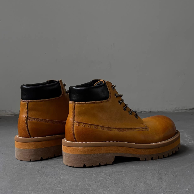 Botines de estilo británico pa - Leatherwork Boots reseña y precio