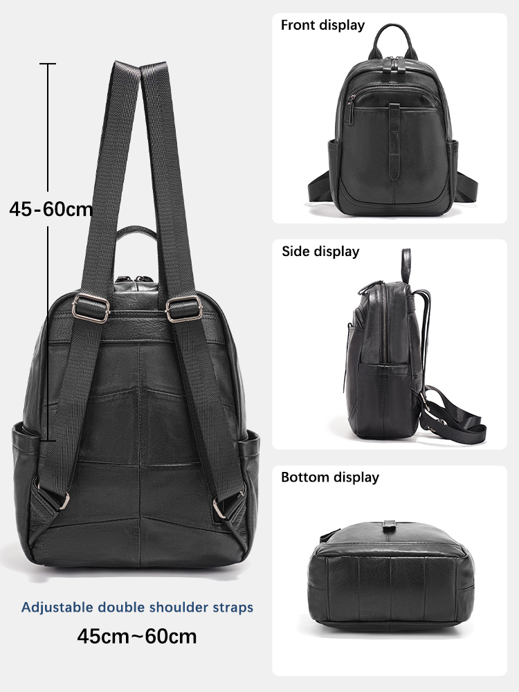 Mochila Zency de piel auténtic - Leather Work Womens Backpack reseña y precio