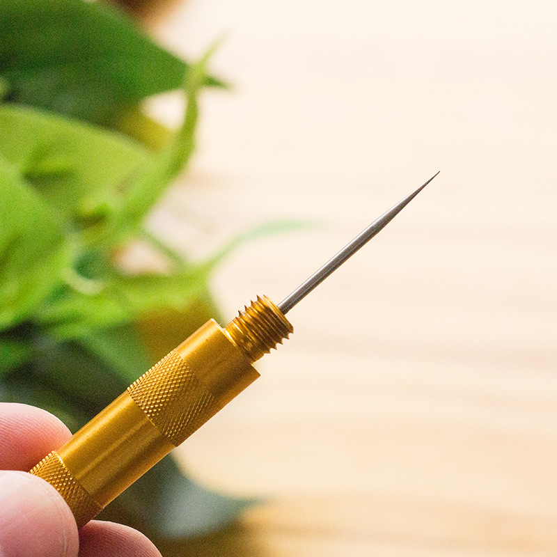 Mini punzón de costura de cuer - Leatherwork Awl reseña y precio
