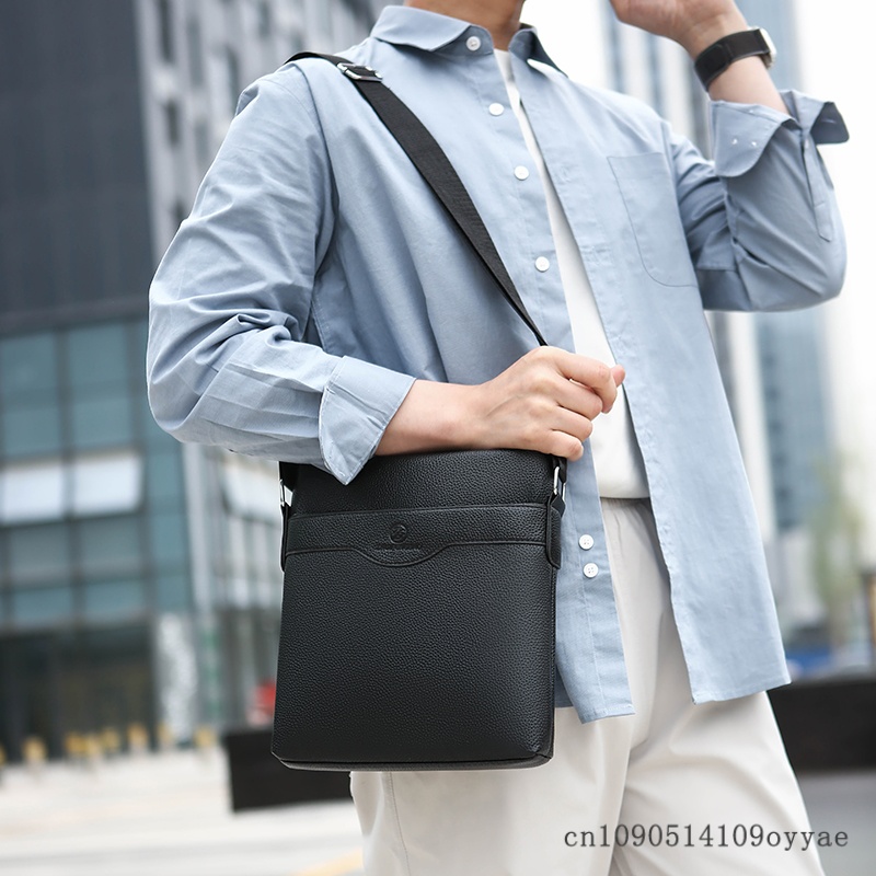 Bolso Cruzado Negro de Alta Ca - Leather Work Bag Mens reseña y precio