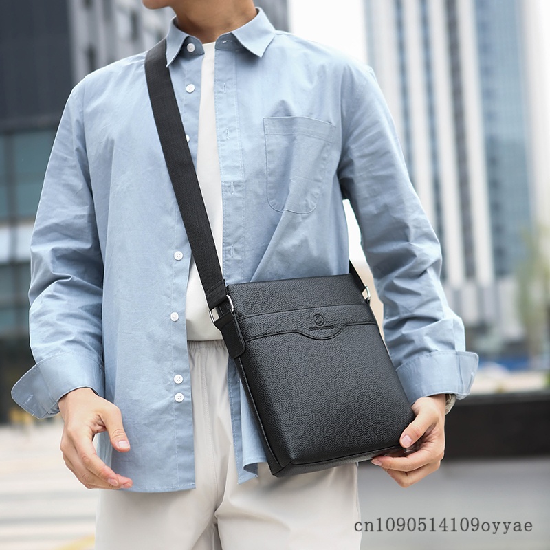 Bolso Cruzado Negro de Alta Ca - Leather Work Bag Mens reseña y precio