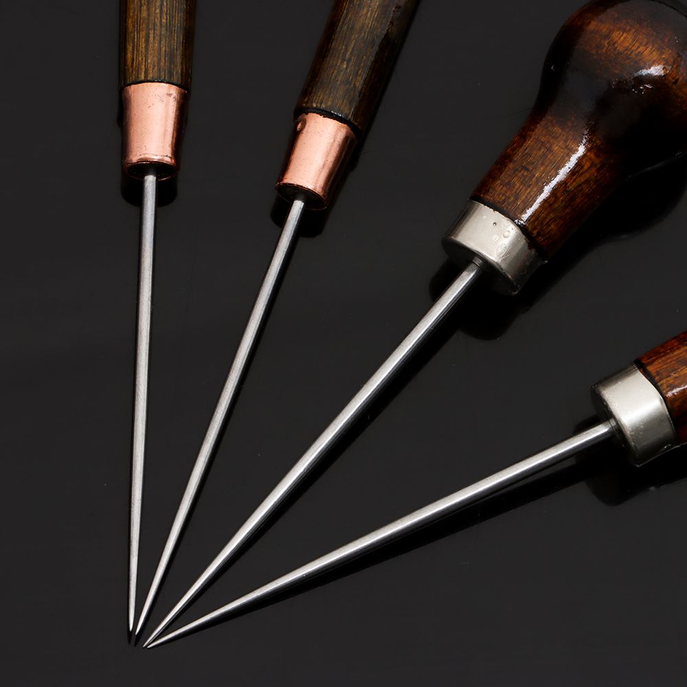 Punzón de costura con mango de - Leatherwork Awl reseña y precio