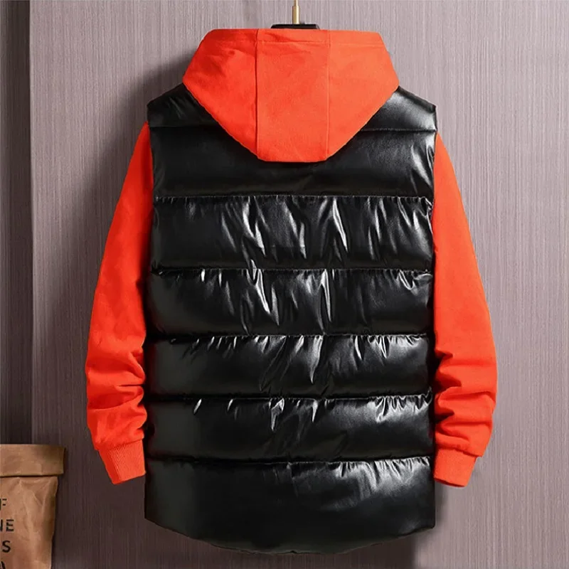 Chaquetas sin mangas de talla  - Leather Work Vest For Men reseña y precio