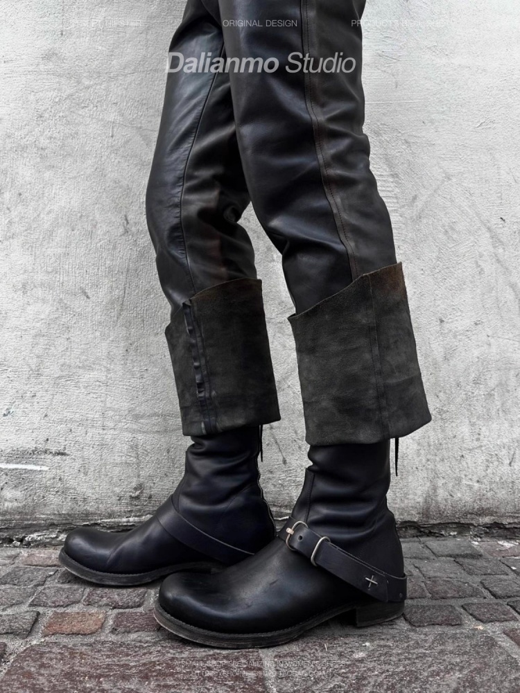 Botas cortas frescas negras pa - Youtube Leatherwork reseña y precio