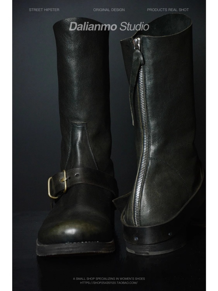 Botas cortas frescas negras pa - Youtube Leatherwork reseña y precio