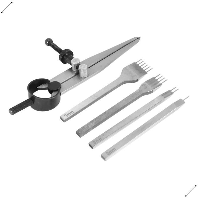 Juego de cinceles de cuero, he - Wing Divider Stitch reseña y precio