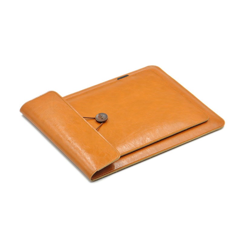 Funda para portátil de alta ca - Leather Work Laptop Bag reseña y precio