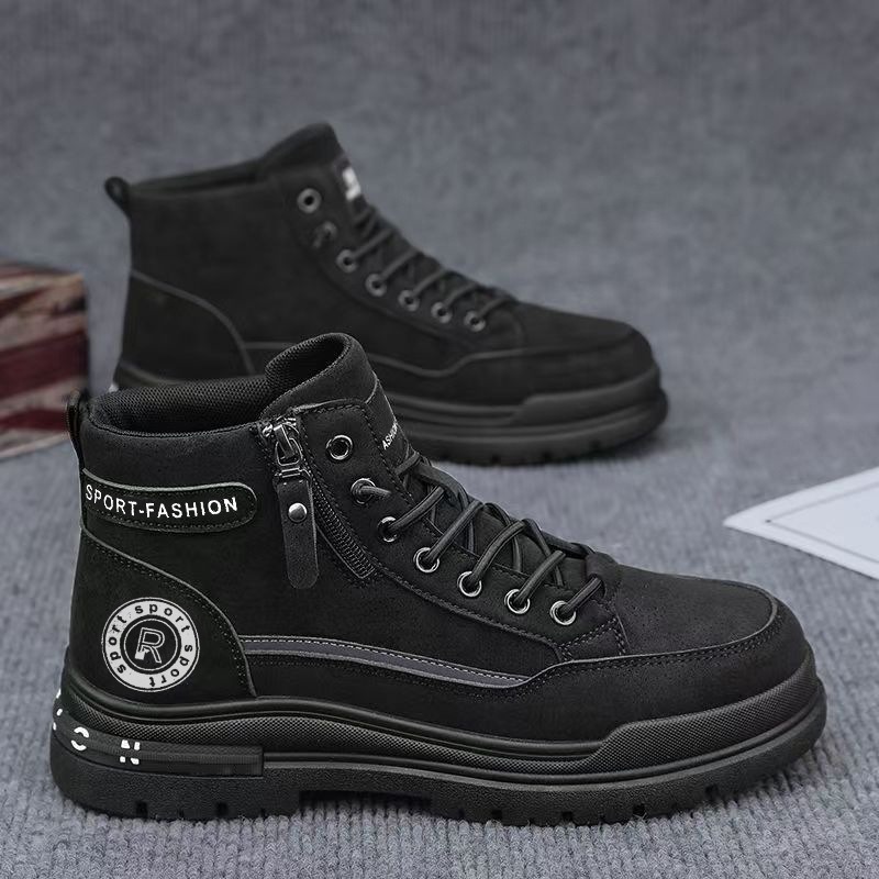 Botas de trabajo Retro de alta - Leather Work Fabric reseña y precio