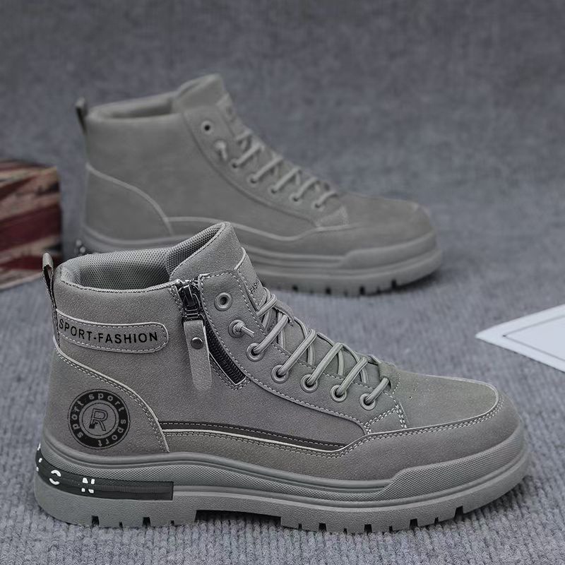 Botas de trabajo Retro de alta - Leather Work Fabric reseña y precio