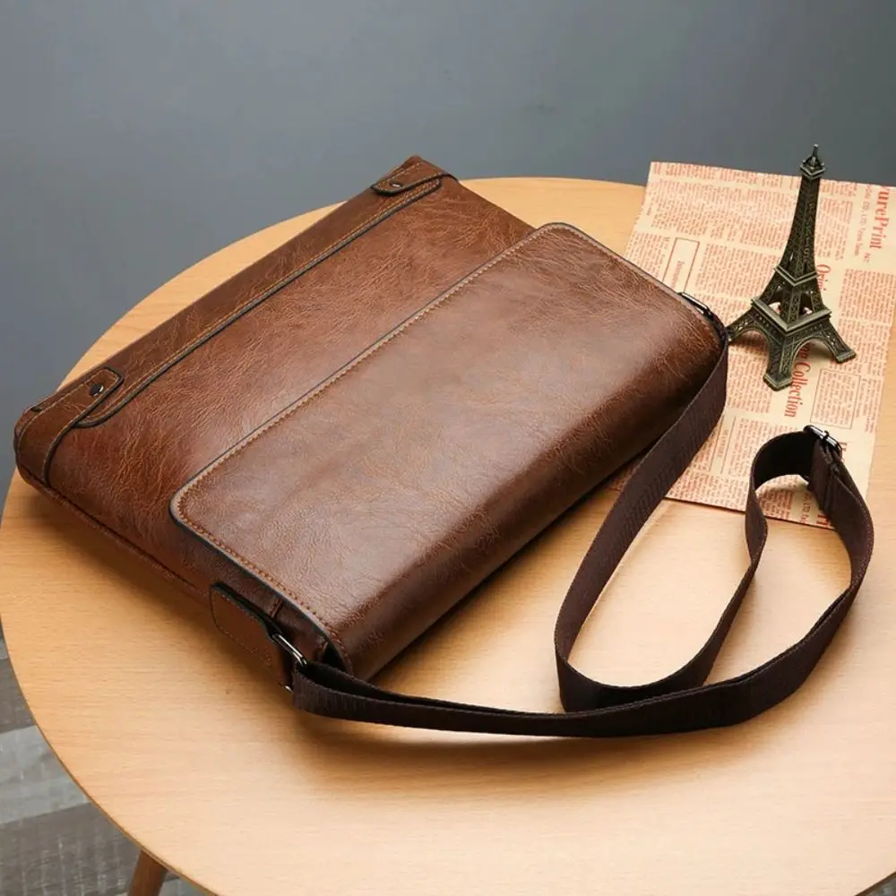 Maletín para hombre de cuero P - Leather Work Laptop Bag reseña y precio