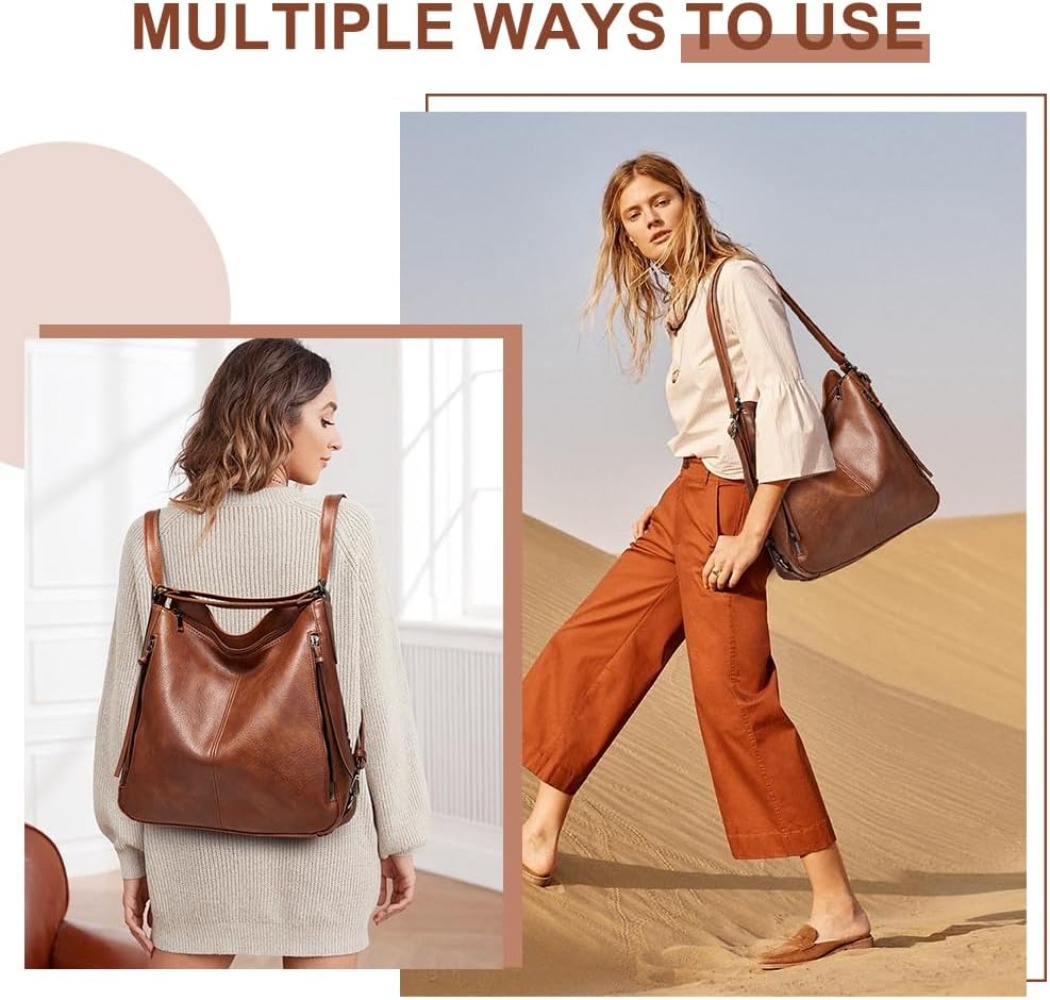 Bolso tote de lujo para mujer, - Leather Work Womens Backpack reseña y precio