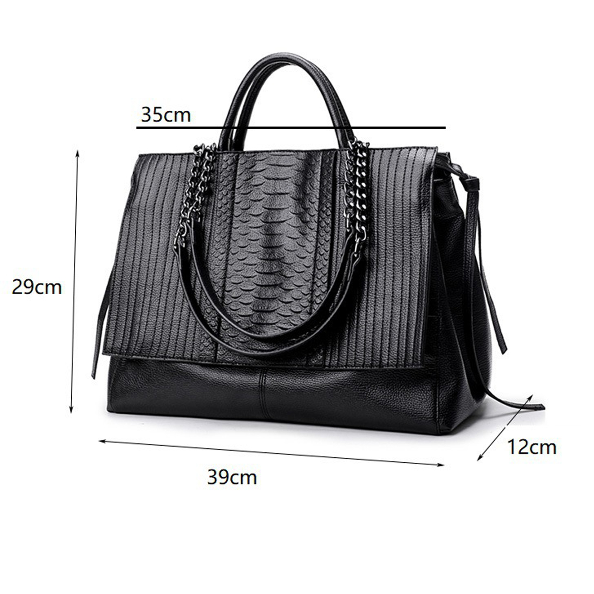 Bolso Tote Elegante con Cremal - Leather Work Laptop Bag reseña y precio