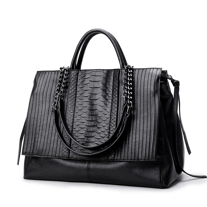 Bolso Tote Elegante con Cremal - Leather Work Laptop Bag reseña y precio