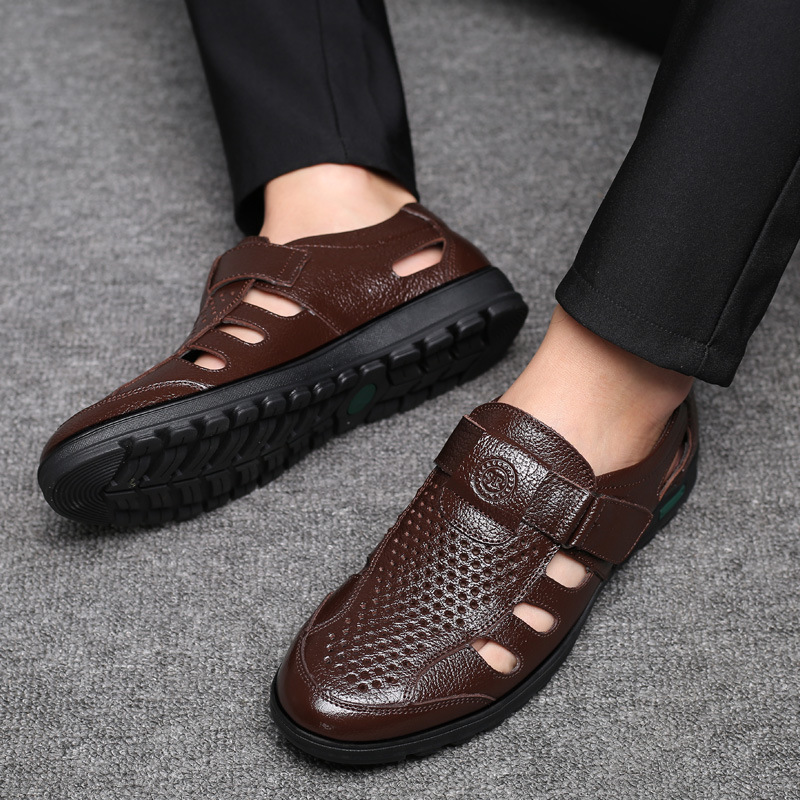 Sandalias de cuero para hombre - Leather Work Outfit reseña y precio
