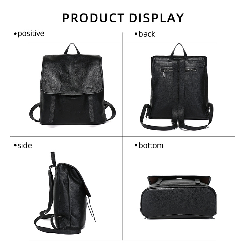 Mochila de cuero de vaca de pr - Leather Work Womens Backpack reseña y precio