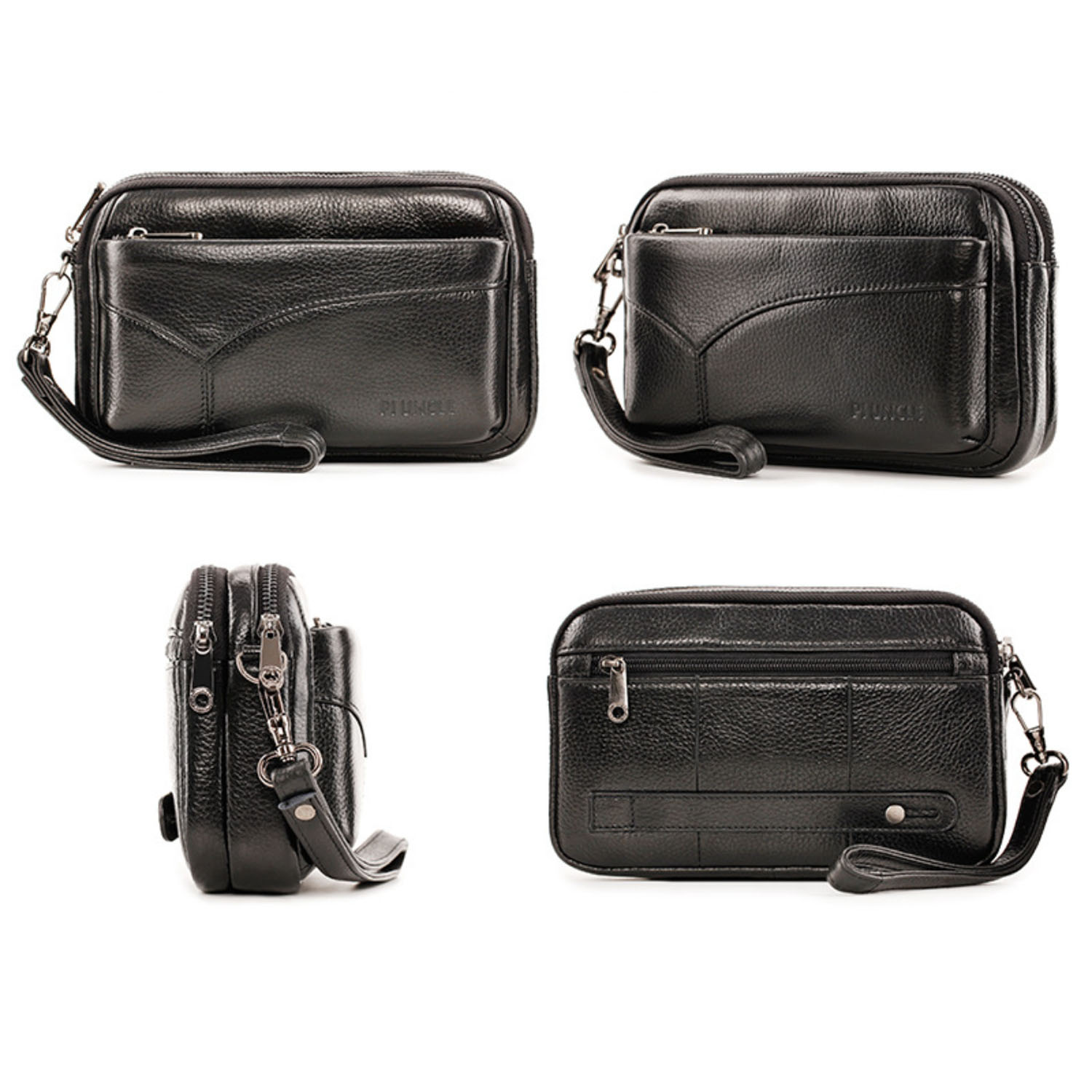 Bolso de Mano de Cuero Genuino - Leather Work Bag Mens reseña y precio