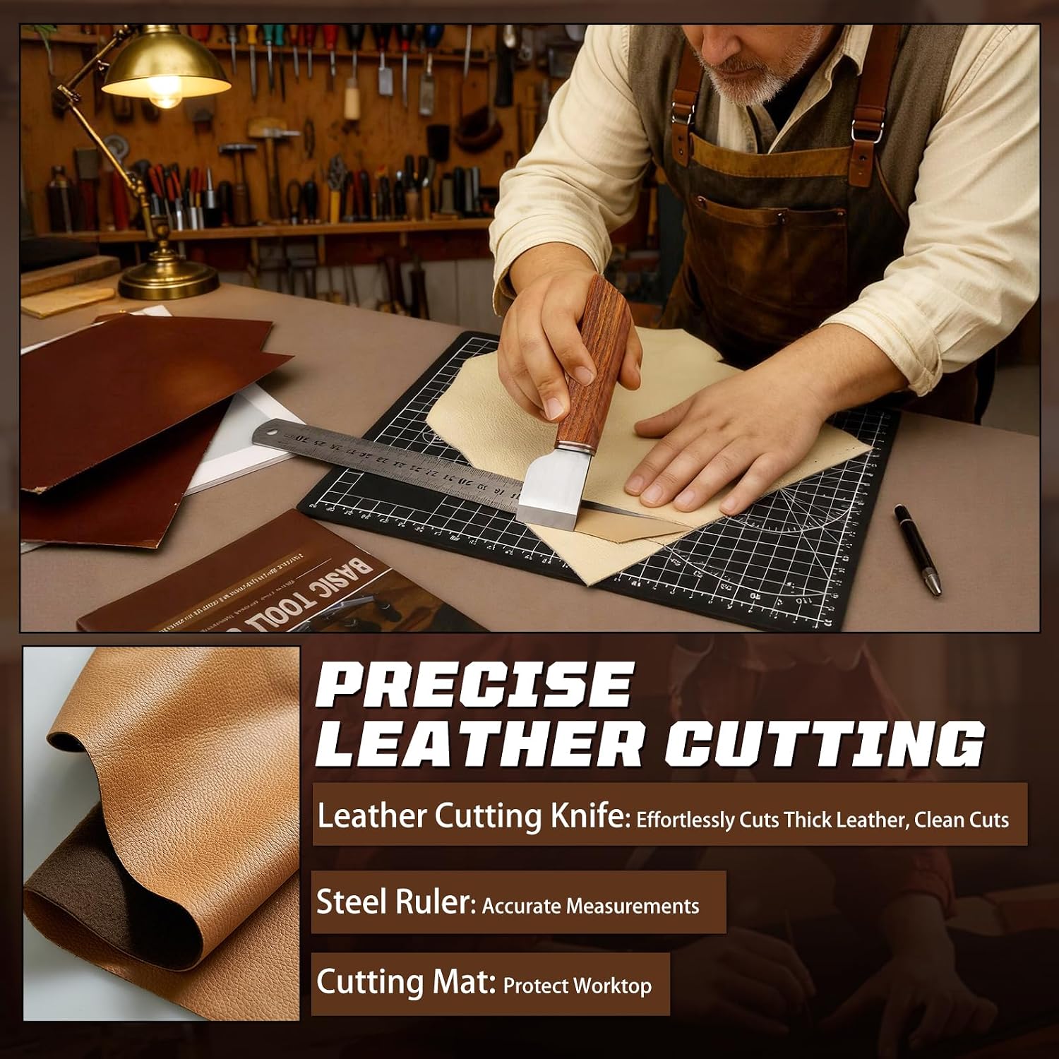 Kit de Herramientas para Traba - Leather Work Bag reseña y precio