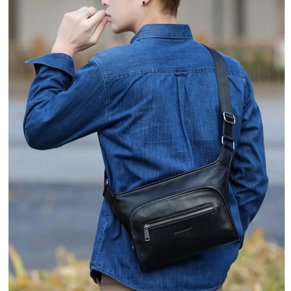 Nuevo bolso cruzado impermeabl - Leather Work Bag Mens reseña y precio