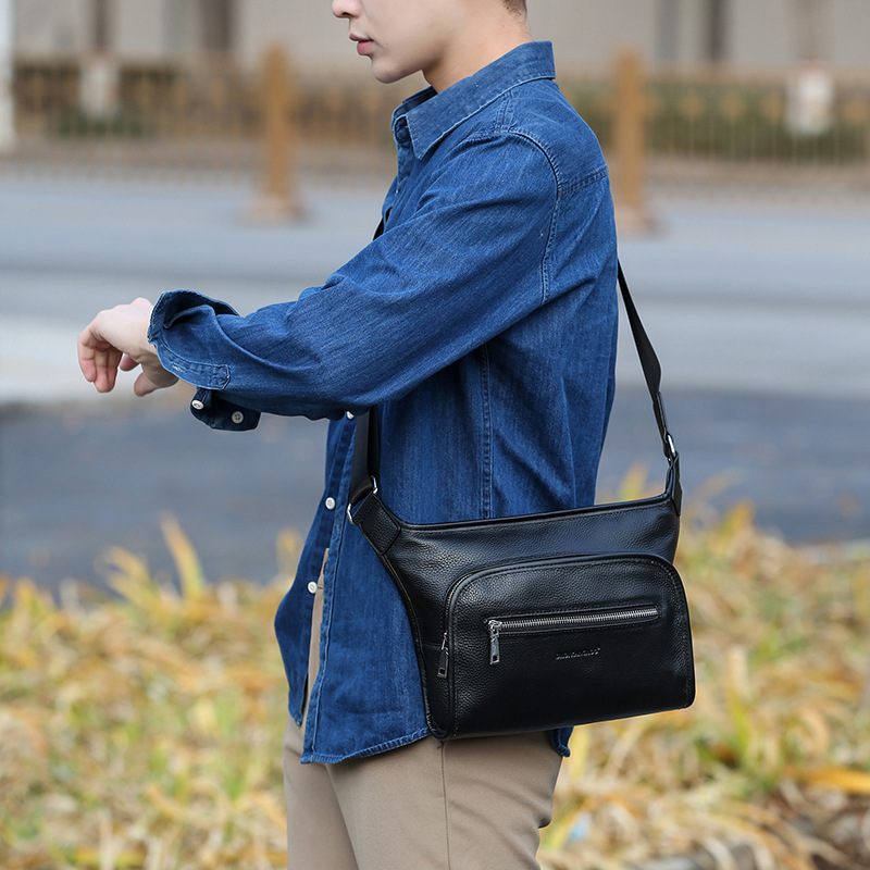 Nuevo bolso cruzado impermeabl - Leather Work Bag Mens reseña y precio