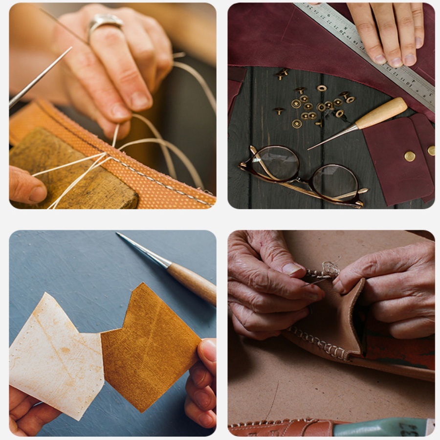 2 herramientas de cuero para c - Leatherwork Awl reseña y precio