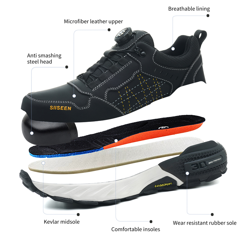 Zapatos de seguridad de cuero  - Leather Work Fabric reseña y precio