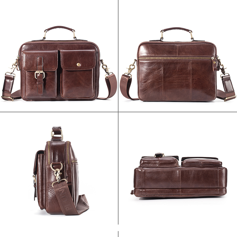 Nuevo bolso bandolera de cuero - Leather Work Bag reseña y precio