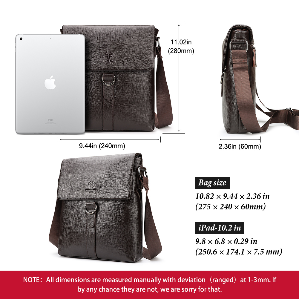 HUMERPAUL-Bolso de hombro de c - Leather Work Bag Mens reseña y precio